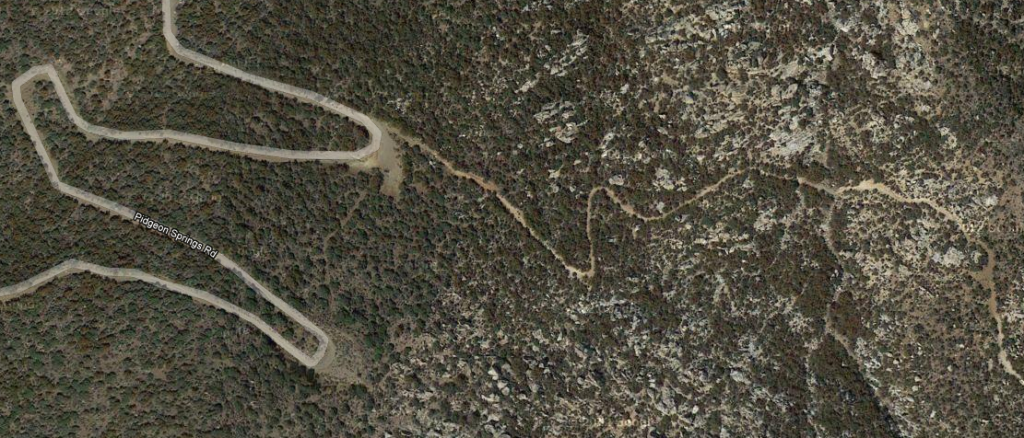 RMRU Search and Rescue: Pinyon, Trail forking off of Pidgeon Springs Road